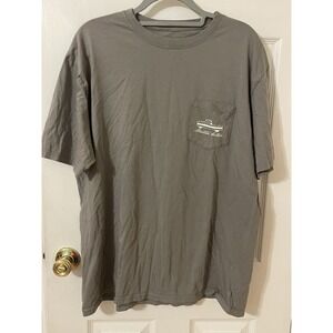 XL T-Shirt Struttin Cotton Casual Yet Refined Gray Pocket Tee